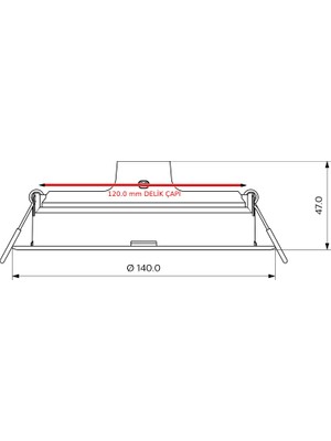 Philips Meson 12.5 Watt Gömme LED Spot Beyaz (6500K) Göz Konforu Ledli Spot Armatür