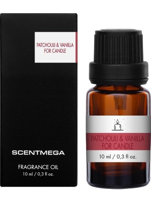 Scentmega Patchoulı&Vanılla Mum Kokusu 10 ML