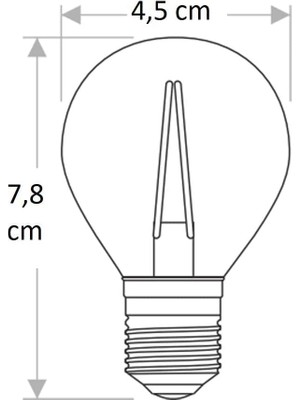 Cata 4W Rustik LED Ampul CT-4283