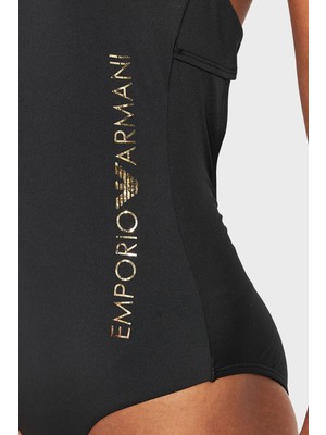 Emporio Armani Logolu Sırt Detaylı Mayo Bayan Mayo S 262642 2R300 00020