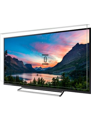 Bestomark Kristalize Panel Axen 49" LED (Siyah) Tv Ekran Koruyucu Düz (Flat) Ekran