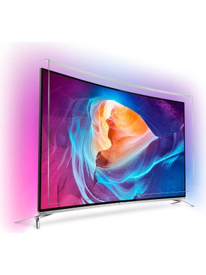 Bestomark Kristalize Panel LG 55EA980V Tv Ekran Koruyucu Curved Ekran