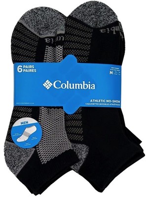 Columbia Athlecih Fashion Ns With Pique Footbed Erkek Siyah 6lı Çorap C1181B