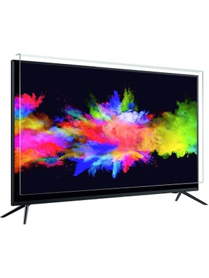 Bestomark Kristalize Panel Axen 32" Kapadokya LED (Beyaz) Tv Ekran Koruyucu Düz (Flat) Ekran