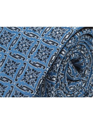 Esgue 7 cm Desenli Kravat