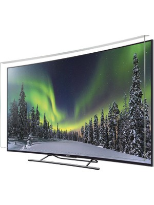 Bestomark Kristalize Panel Samsung 49NU7500 Tv Ekran Koruyucu Curved Ekran