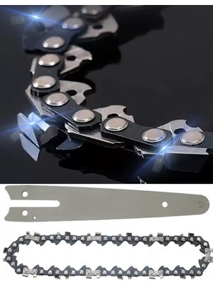 Mager Akülü Dal Budama 18,5 Cm(Büyük Boy Tümüne Uyumlu) Yedek Zincir ve Yedek Pala 2'li Set