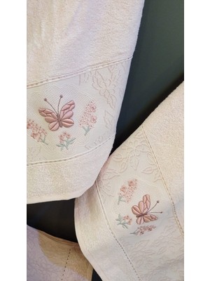 Nivemes Home Dore Pudra 50  x 85 cm Yüz Havlusu Karacan
