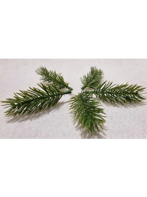 Erdoğan Hobi Çam Dalı Süs 5 Adet 8cm Yılbaşı Süsü Kapı Süsü Çiçek Süsü Saksı Süsü Masa Süsü Süsleme Ürünü