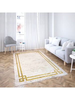 Nesa_Decor Dijital Baskı, Kaymaz Taban, Yıkanabilir, Dekoratif Halı