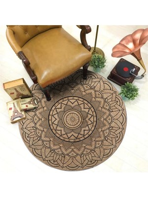 Nesa_Decor Mandala Motif Dekoratif Hd Kalite Baskı Halı