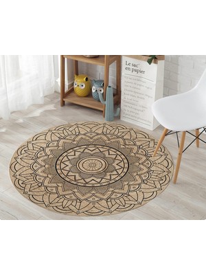 Nesa_Decor Mandala Motif Dekoratif Hd Kalite Baskı Halı