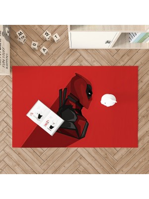 Nesa_Decor Deadpool Sinema Salonu, Film Salonu Halısı & Oyun Odası Halısı