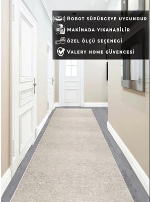 Valery Home Yıkanabilir Kaymaz Tabanlı Kesme Rulo Halı Yolluk