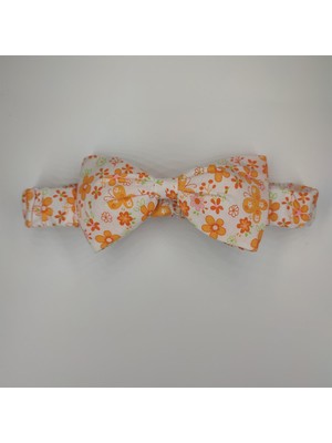 Tedz Collection Mordino Turuncu Kelebek Lastikli Papyon Saç Bandı