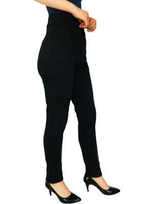 Baglan Kadın Siyah Kanvas Pantolon BGL-ST02351