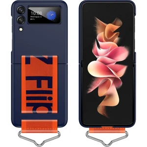 For Samsung Galaxy Z Flip 4 Macaroon Kıpırdama Sağ Plastik Cep Telefonu Kılıfları Kılıflar (Yurt Dışından)