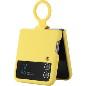 Z Flip 4 Case İçin Samsung Galaxy Z Flip 4 Parmak Yüzükü Liquid Silica Gel
silicone Koruma Mobil Telefon Davaları Cep Telefonu Kılıfları (Yurt Dışından)