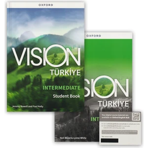 Oxford University Press Vision Türkiye Intermediate (Student's Book+Workbook+Online Practice Kod)