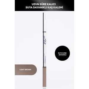 Doğal Görünümlü, Kalıcı, Suya Dayanıklı Kaş Kalemi Ultra Powerproof Brow Slim Pencil (Light Brown)