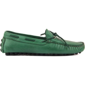 - Yeşil Deri Erkek Loafer