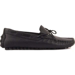 - Siyah Deri Erkek Loafer