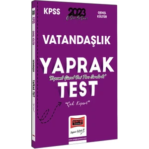Yargı Yayınevi 2023 KPSS Vatandaşlık Çek Kopart Yaprak Test