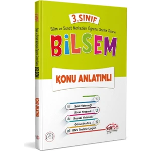 Editör Yayınları 3. Sınıf Bilsem Konu Anlatımlı