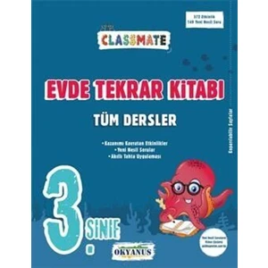 Okyanus Yayınları 3. Sınıf Classmate Tüm Dersler Evde Tekrar Kitabı