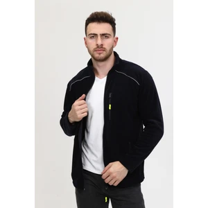 - Outdoor Lacivert Polar Mont - 3 Cep Outdoor Anti Pilling Üniversal Mevsimlik Polar
