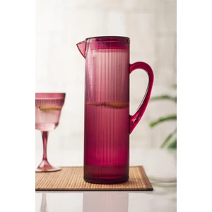 EW's Kitchenware Arkilik Barok 1,5 Lt Mürdüm Sürahi (Buzdolabı Kapak Rafına Sığar)