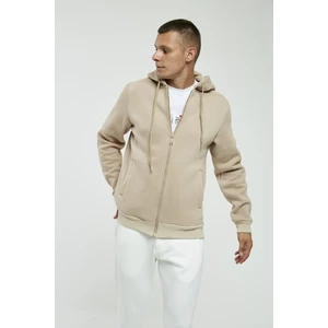 Pepp Jeans Bej Kapüşonlu,fermuarli Erkek Sweatshirt