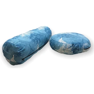 Bolster Minderi & Meditasyon Minderi / Antibakteriyel Duck Kumaş / Ikili Set