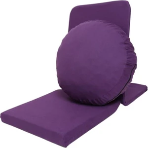 Meditasyon Sandalyesi Backjack Destekli Yer Minderi + Meditasyon Minderi Ikili Set