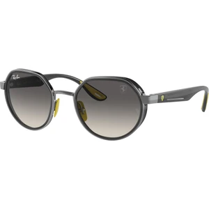 RAY-BAN FERRARI  3703M F03011 51  Erkek GÜMÜŞ Yuvarlak Çerçeve Güneş Gözlüğü