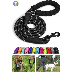 Köpekler Için Gezdirme Tasması Kayışı Reflektörlü 130 cm Kayış Orta ve Büyük Boy Köpekler Için
