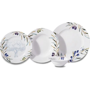 Vanessa Collection 24 Parça Yuvarlak Yemek Takımı