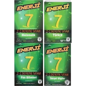 Palme Yayıncılık Enerji 7. Sınıf Deneme Seti 4 Kitap