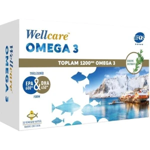 Omega3 Biberiye Ekstraktlı Balık Yağı 30 Yumuşak Kapsül