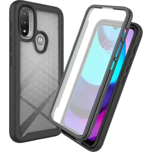 Motorola Moto E20 / E30 / E40 Için Bumper Yerleşik Ekran 360 Tam Koruma Kapaklı Kılıf (Yurt Dışından)