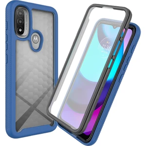 Motorola Moto E20 / E30 / E40 Için Bumper Yerleşik Ekran 360 Tam Koruma Kapaklı Kılıf (Yurt Dışından)