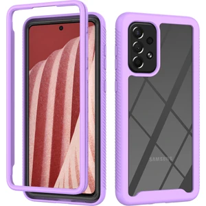 Samsung Galaxy A73 5g Için Çift Katmanlı Şeffaf Bumper Tam Koruma Kapaklı Kılıf (Yurt Dışından)