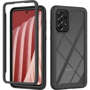 Samsung Galaxy A73 5g Için Çift Katmanlı Şeffaf Bumper Tam Koruma Kapaklı Kılıf (Yurt Dışından)