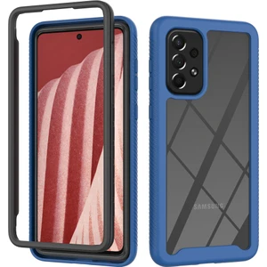 Samsung Galaxy A73 5g Için Çift Katmanlı Şeffaf Bumper Tam Koruma Kapaklı Kılıf (Yurt Dışından)