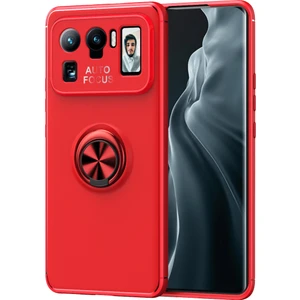 Xiaomi Mi 11 Ultra Için Yüzüklü Arkası Yumuşak Tpu Kapaklı Kılıf (Yurt Dışından)