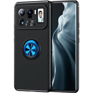 Xiaomi Mi 11 Ultra Için Yüzüklü Arkası Yumuşak Tpu Kapaklı Kılıf (Yurt Dışından)