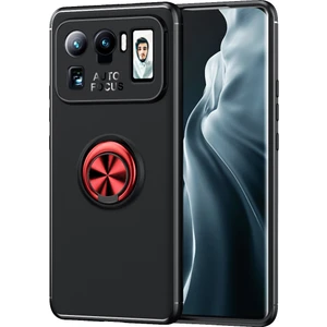 Xiaomi Mi 11 Ultra Için Yüzüklü Arkası Yumuşak Tpu Kapaklı Kılıf (Yurt Dışından)