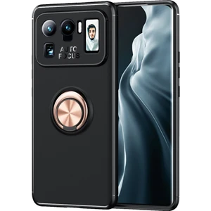 Xiaomi Mi 11 Ultra Için Yüzüklü Arkası Yumuşak Tpu Kapaklı Kılıf (Yurt Dışından)