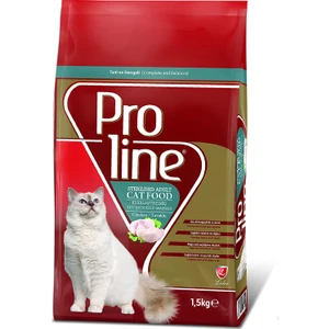 Pro Line Kısırlaştırılmış Yetişkin Kedi Maması Tavuklu 1,5 kg