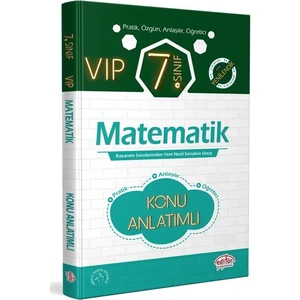 Editör Yayınları 7. Sınıf Vıp Matematik Konu Anlatımı